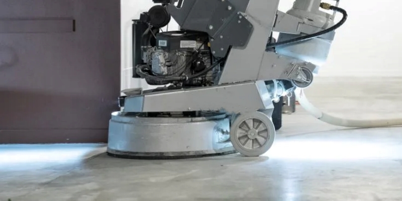 concrete floor polishing steps