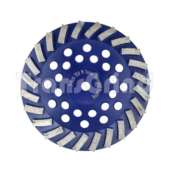 chiny 7 inch Spiral Grinding Cup Wheel For Concrete producent